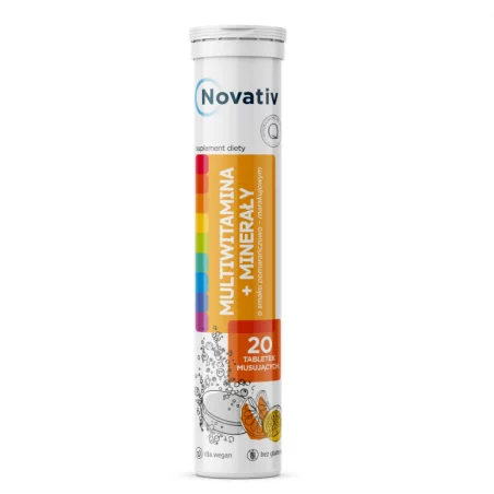 Novativ Multiwitamina + Minerały - 20 tabl.