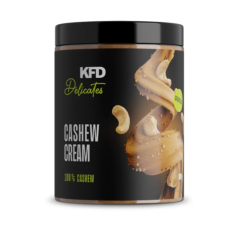 KFD Krem Orzechowy z Nerkowców 100% Soft Crunchy - 1000 g (I Gatunek)