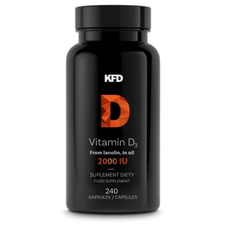 KFD Vitamin D3 2000 IU - 240 kaps (aż 240 porcji!)