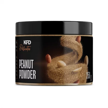 KFD DELICATES Peanut Powder - 250 g (Odtłuszczone arachidy w proszku)