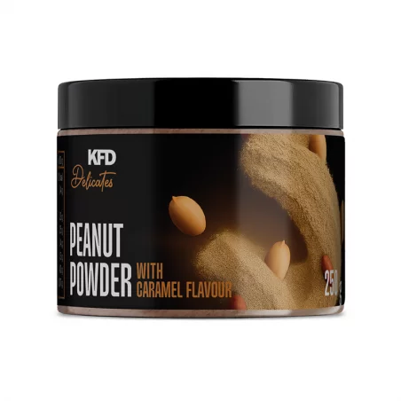 KFD DELICATES Peanut Powder - 250 g (Odtłuszczone arachidy w proszku)
