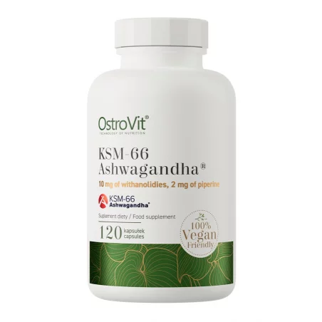Ostrovit KSM-66 Ashwagandha VEGE - 120 kapsułek