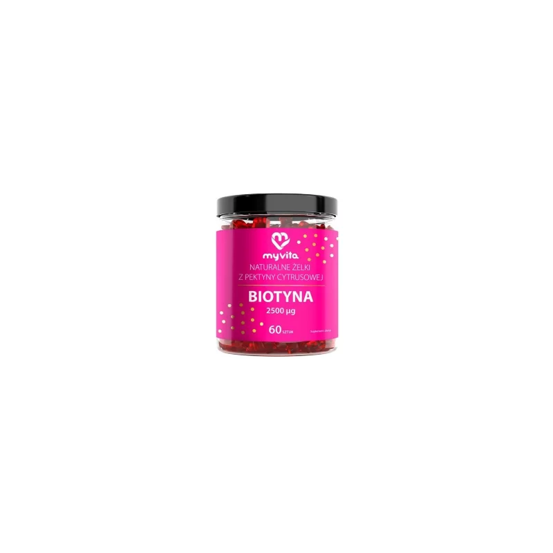 MyVita Naturalne Żelki Biotyna - 60 szt.