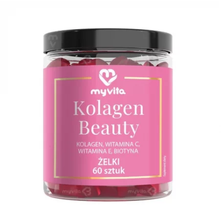 MyVita Naturalne Żelki Kolagen Beauty - 60 szt