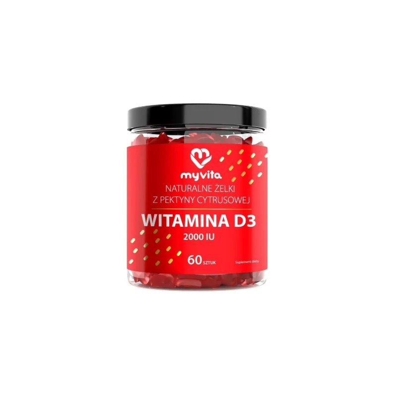 MyVita Naturalne Żelki Witamina D3 2000IU - 60 szt.
