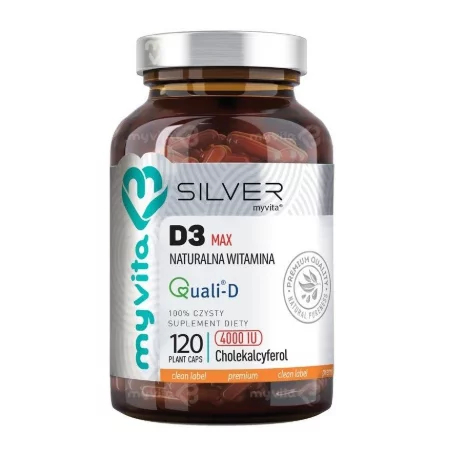 MyVita Silver Pure Witamina D3 4000IU - 120 kaps.