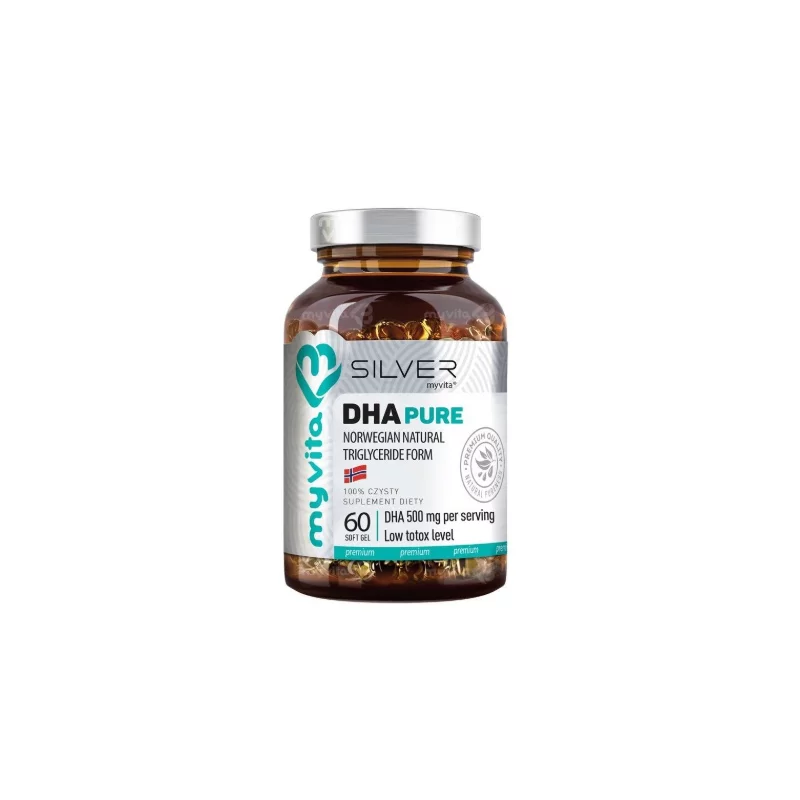 MyVita Silver Pure DHA - 60 kaps.