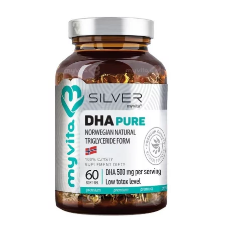 MyVita Silver Pure DHA - 60 kaps.