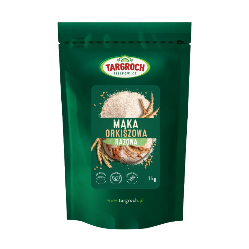 Targroch Mąka orkiszowa razowa - 1 kg