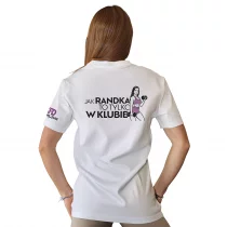 STRONG ZUZA - Koszulka Biała - RANDKA TYLKO W KLUBIE