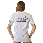 STRONG ZUZA - Koszulka Biała - RANDKA TYLKO W KLUBIE