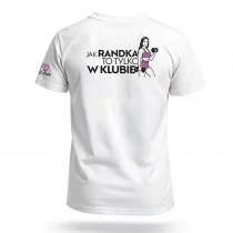 STRONG ZUZA - Koszulka Biała - RANDKA TYLKO W KLUBIE