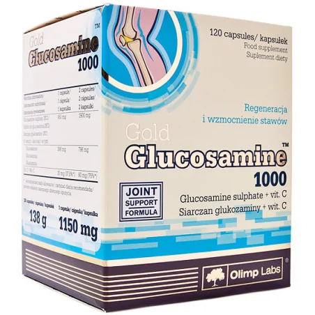 OLIMP Glucosamine Gold 1000 120 kaps. MEGA CENA ZA 1000MG/1kaps