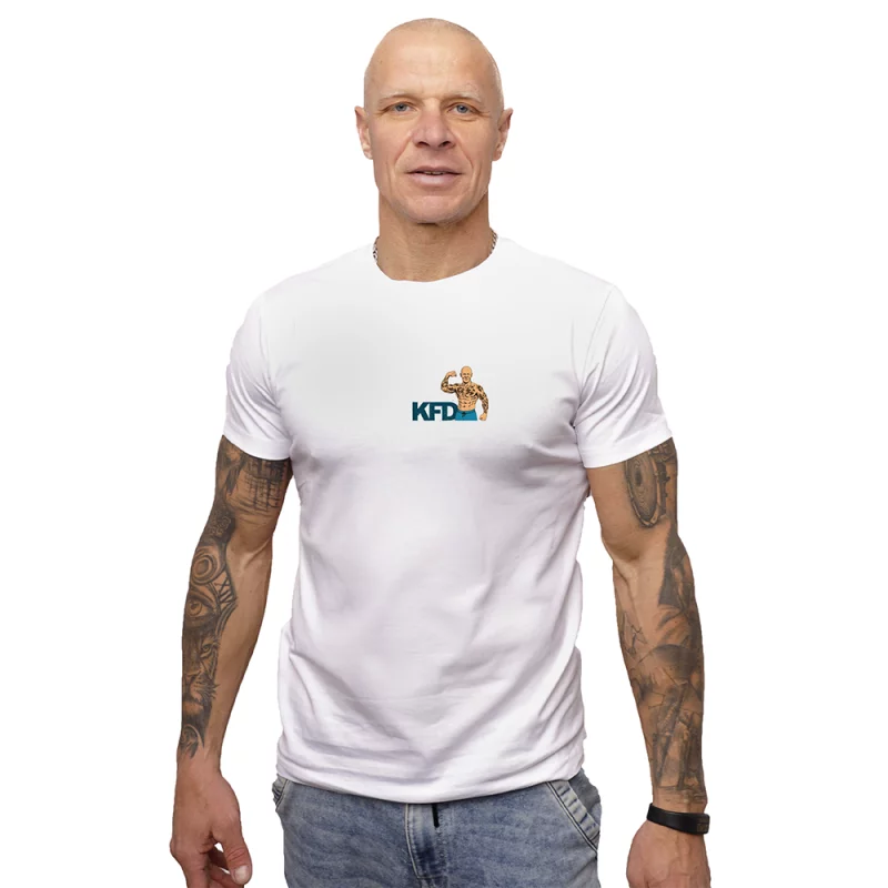 CLLAS14 MAREK - Koszulka Biała - Pysznie, zdrowo, na sportowo