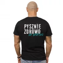 CLLAS14 MAREK - Koszulka Czarna - Pysznie, zdrowo, na sportowo