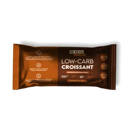 BE KETO Croissant 50 g - Kakaowe nadzienie BE KETO Croissant 50 g - Kakaowe nadzienie