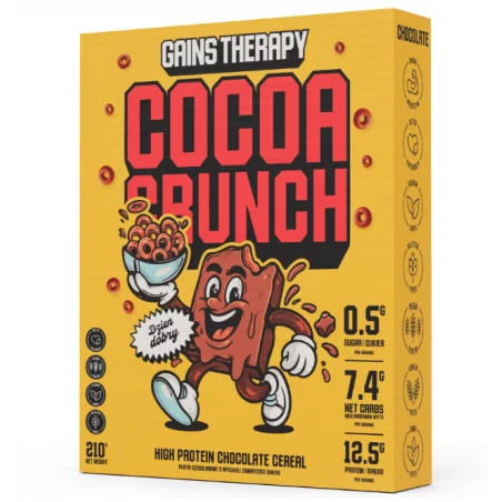 Gains Therapy Protein Cereal - 210 g (wysokobiałkowe płatki śniadaniowe)