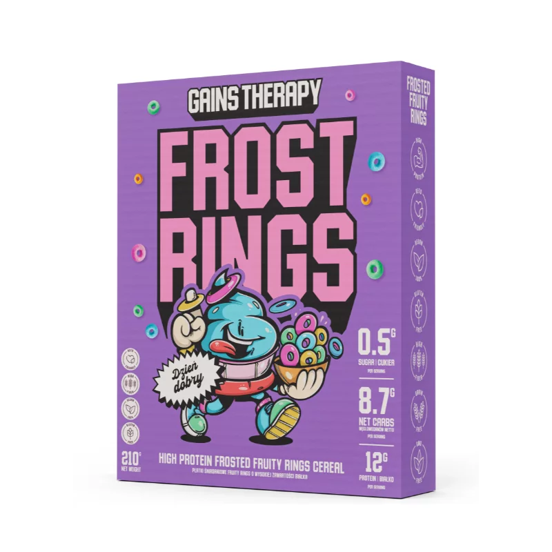 Gains Therapy Protein Cereal - 210 g (wysokobiałkowe płatki śniadaniowe)