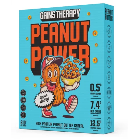 Gains Therapy Protein Cereal - 210 g (wysokobiałkowe płatki śniadaniowe)