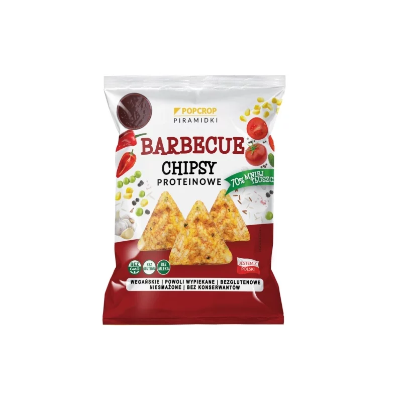 POPCROP Piramidki Chipsy 60g