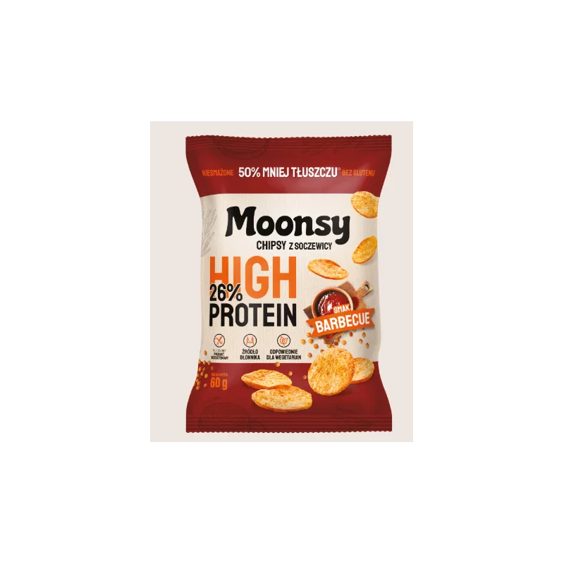 Moonsy Chipsy z soczewicy 60g