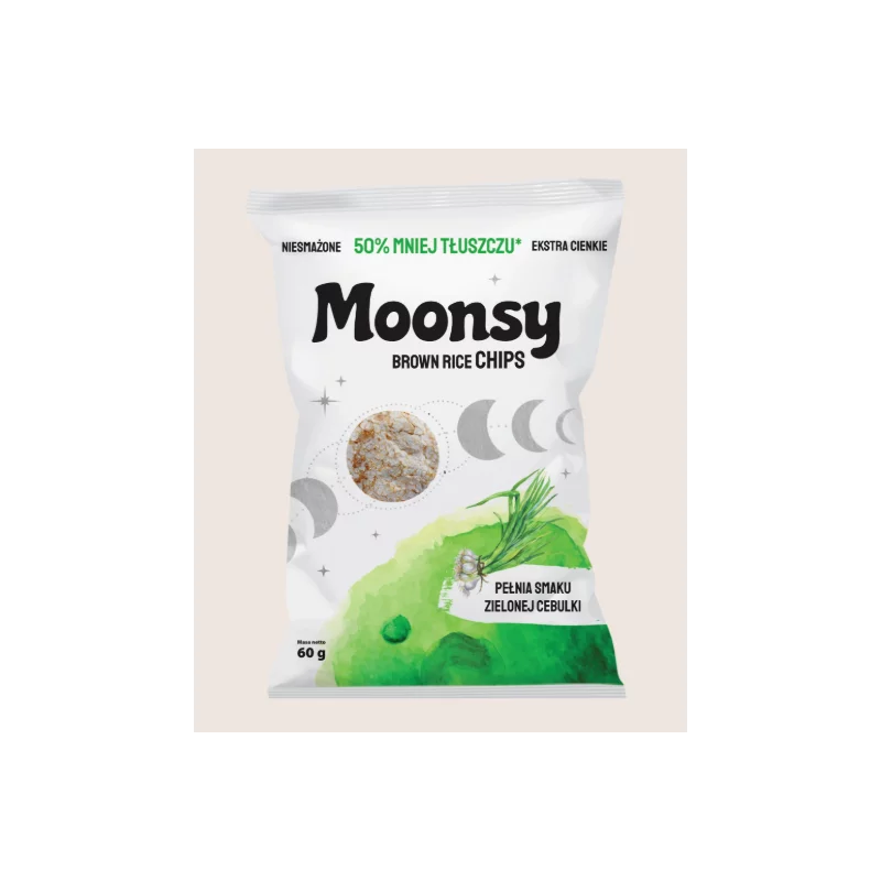 Moonsy Chipsy ryżowe 60g