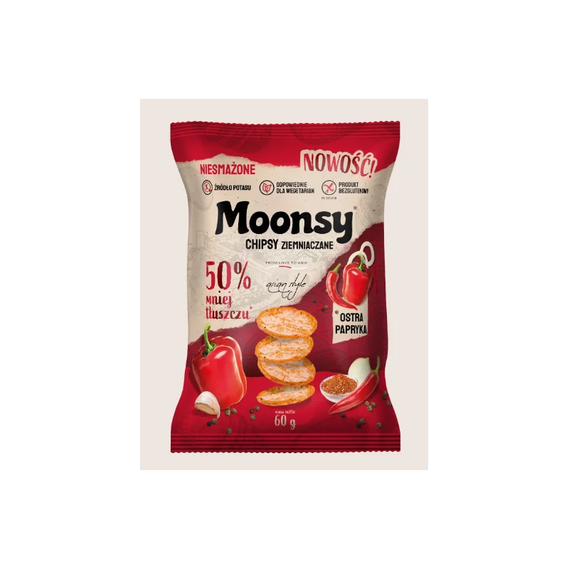Moonsy Chipsy ziemniaczane 60g