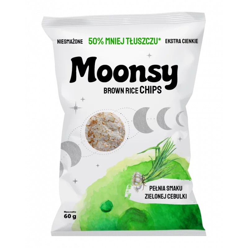 Moonsy Chipsy ryżowe 60g