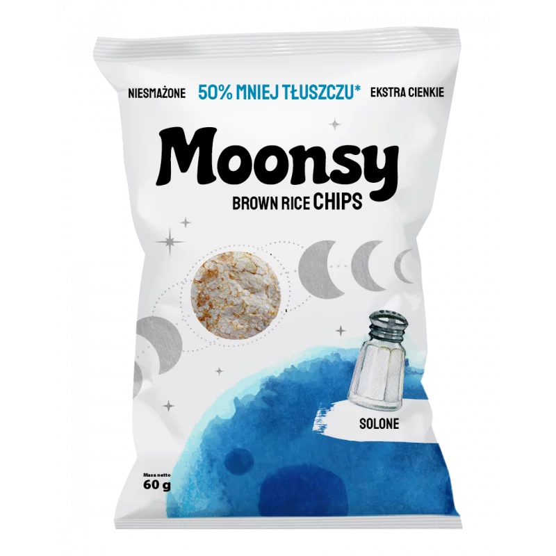 Moonsy Chipsy ryżowe 60g