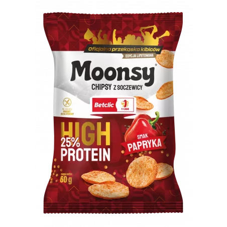 Moonsy Chipsy z soczewicy 60g