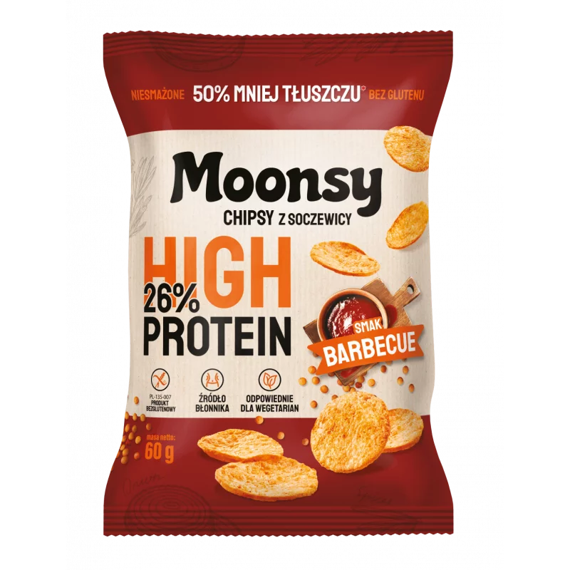 Moonsy Chipsy z soczewicy 60g