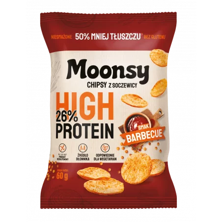 Moonsy Chipsy z soczewicy 60g