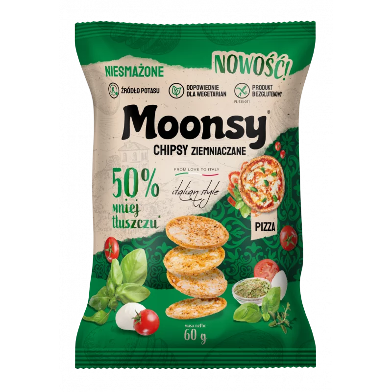 Moonsy Chipsy ziemniaczane 60g