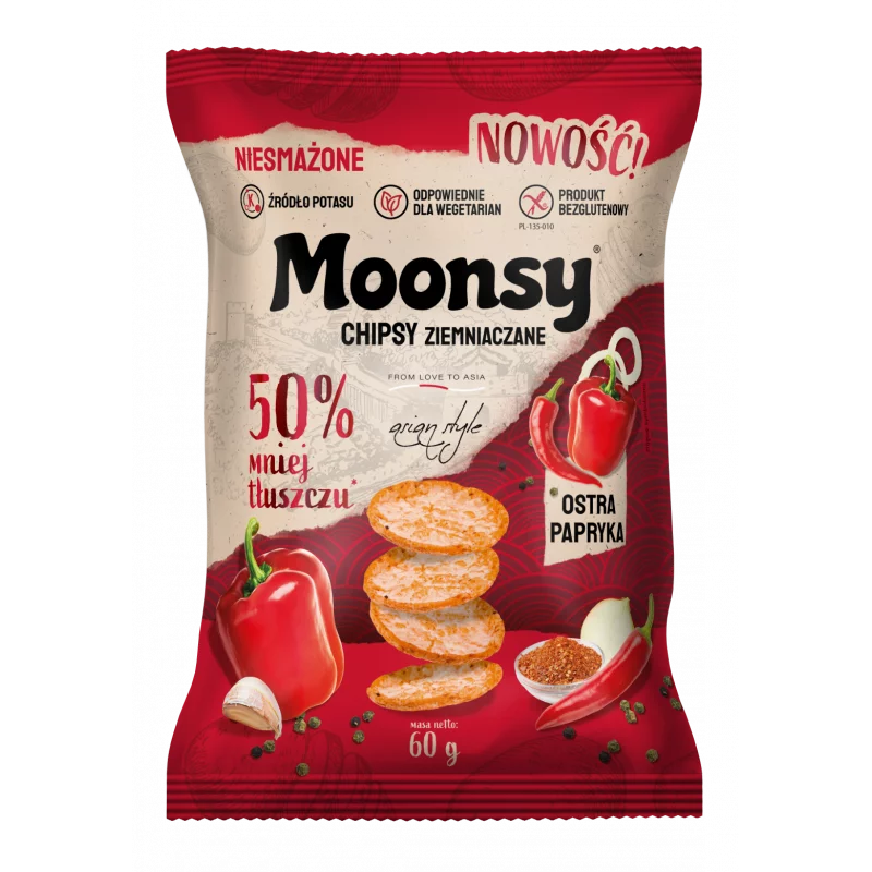Moonsy Chipsy ziemniaczane 60g