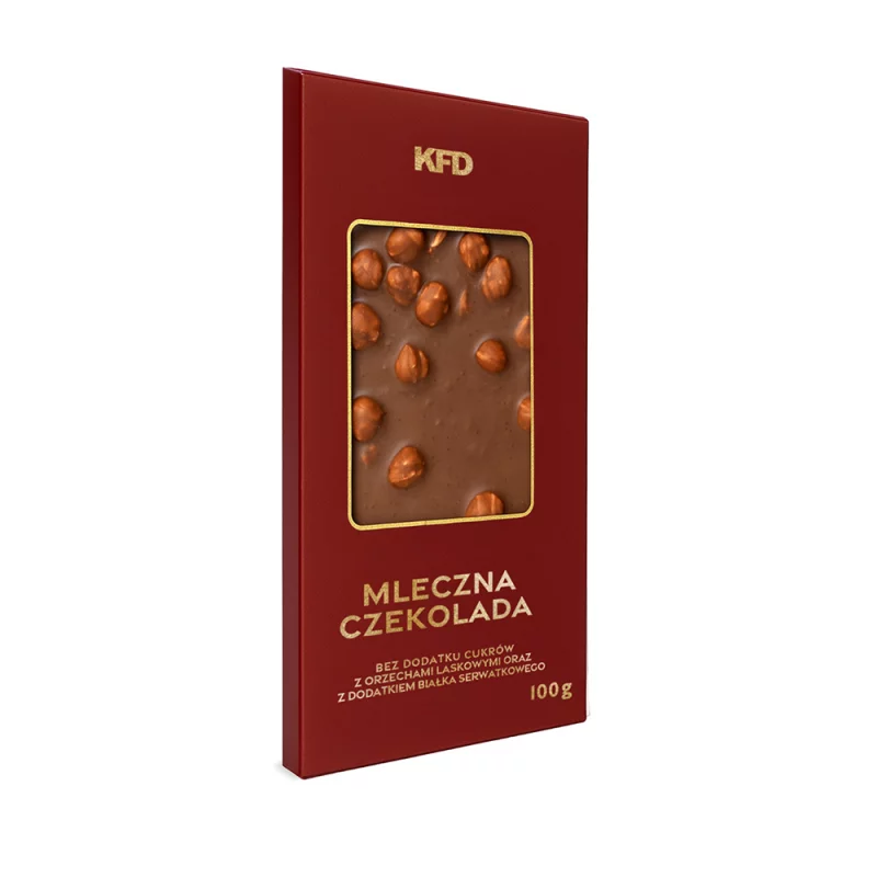 KFD Fit Mleczna Czekolada z Orzechami 100 g