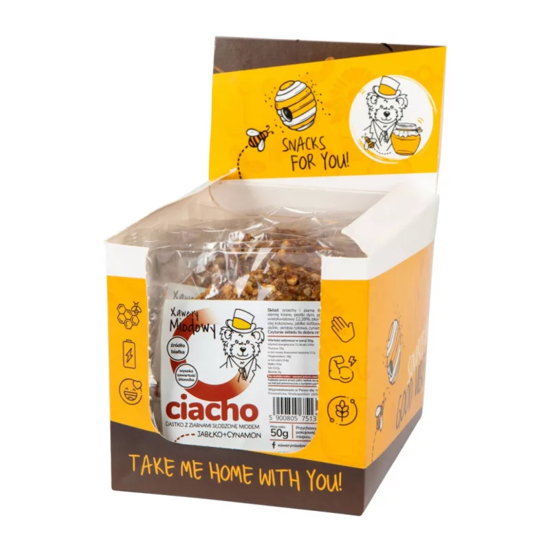 Xawery Miodowy O-Ciacho Jabłko + Cynamon - 50 g