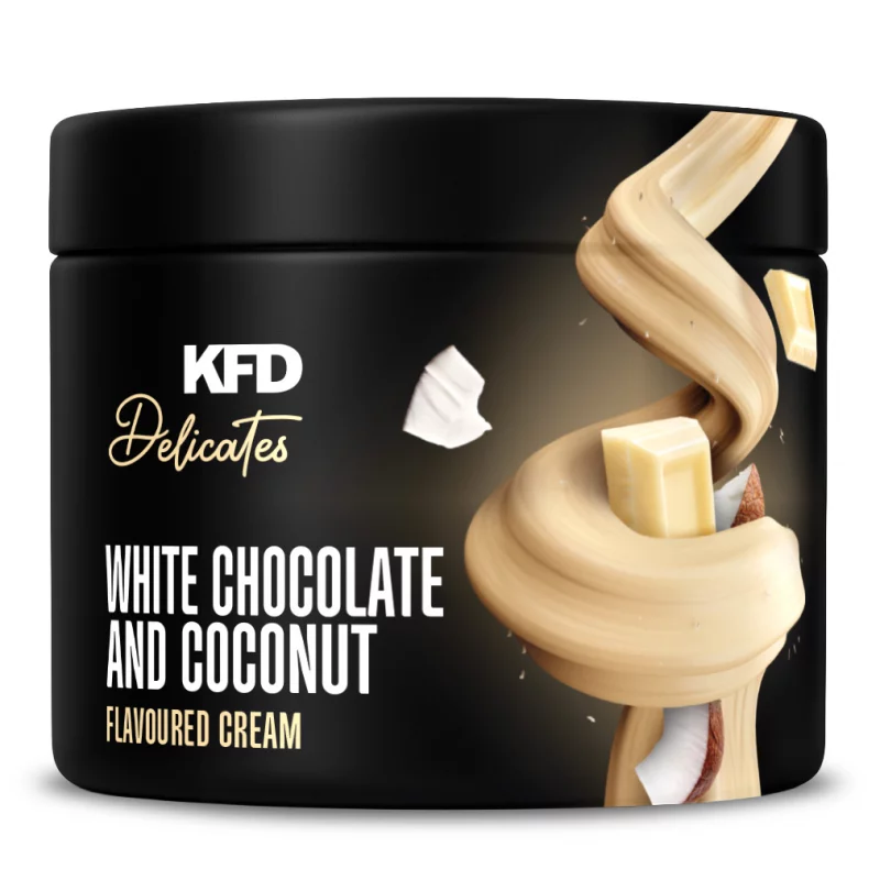 KFD Delicates krem o smaku białej czekolady z kokosem - 500 g