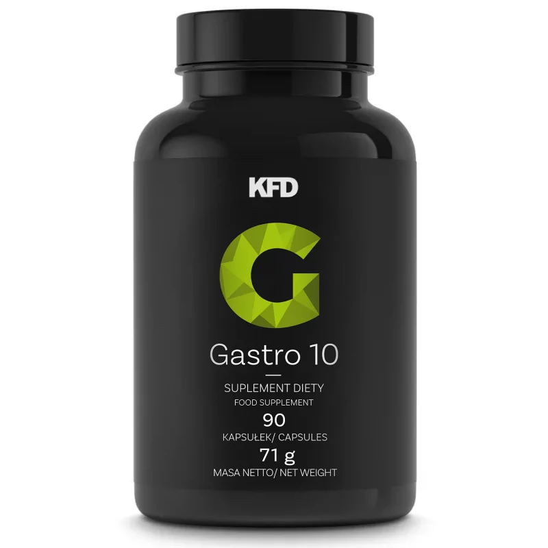 KFD Gastro 10 90 kaps. (ENZYMY TRAWIENNE)