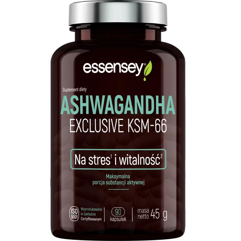 Essensey Ashwagandha Exclusive KSM-66 - 90 kaps.