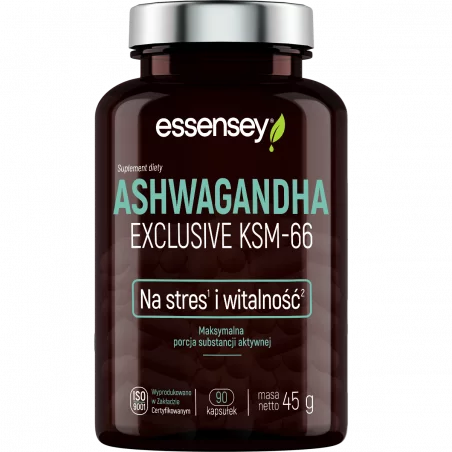Essensey Ashwagandha Exclusive KSM-66 - 90 kaps.