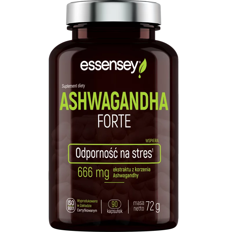 Essensey Ashwagandha Forte 666mg - 90 kaps.