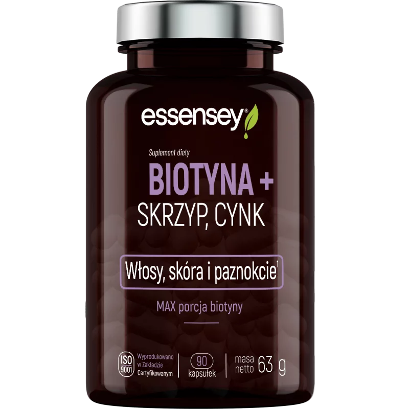 Essensey Biotyna Skrzyp Cynk - 90 kaps.