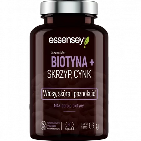 Essensey Biotyna Skrzyp Cynk - 90 kaps.