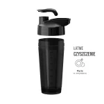 KFD Shaker-X 700 ml - czarny + kolorowe logo (bez sitka)