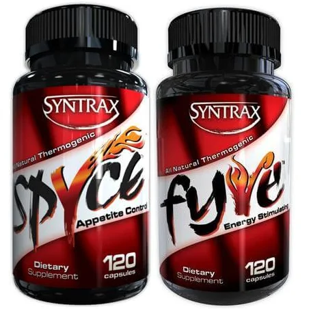Syntrax Fyre 120 kaps. + Syntrax Spyce 120 kaps za FREE o wartości 139 zł