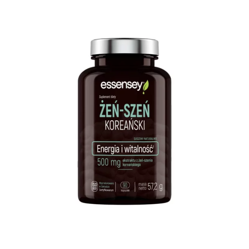 Essensey Żeń-Szeń Koreański 500 mg - 90 kaps.