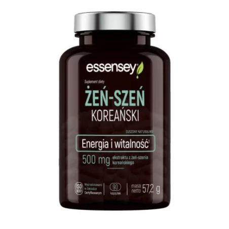 Essensey Żeń-Szeń Koreański 500 mg - 90 kaps.
