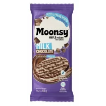 Moonsy wafle ryżowe 65 g - mleczna czekolada