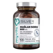 MyVita Silver Maślan Sodu 600mg - 50 kaps.