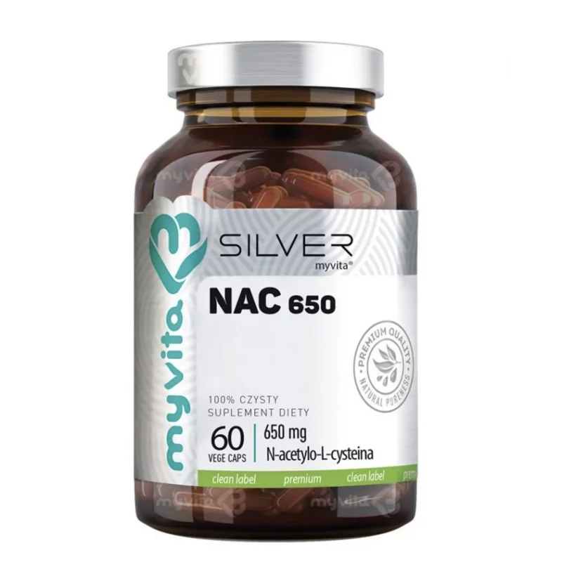 MyVita Silver NAC 650 mg - 60 kaps.